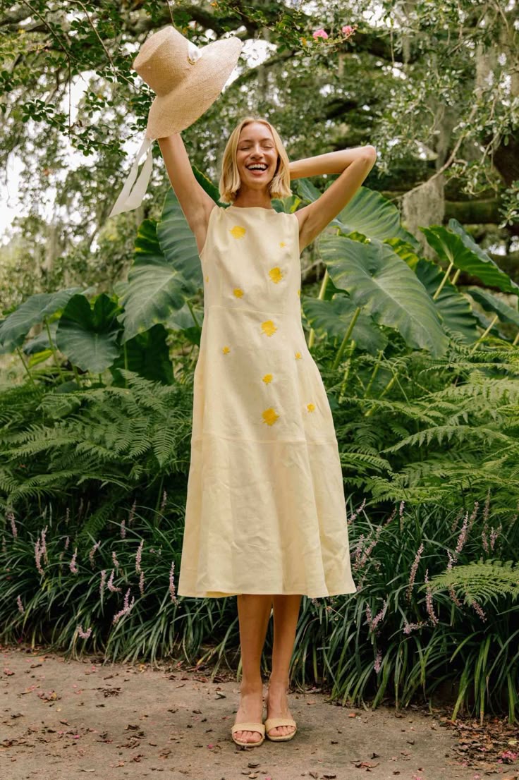 Bohemian Yellow Dress